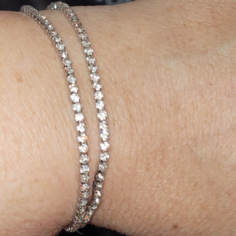 Jones New York 2 Strand Tennis Bracelet . New!
